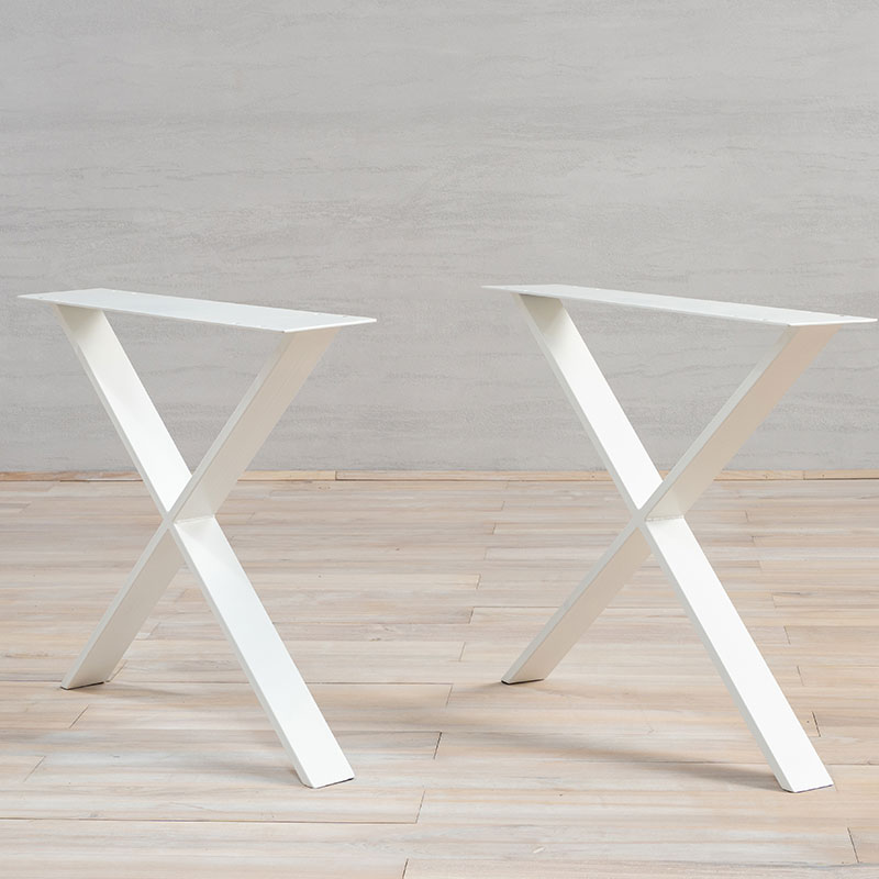 White Metal Table Legs